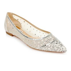 Badgley Mischka Babette Pointed Toe Flat - Size 7.5